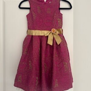 Disney Store Sleeping Beauty Aurora play costume dress size 6 years